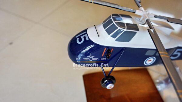 Model of Westland Wessex with detailed craftsmanship